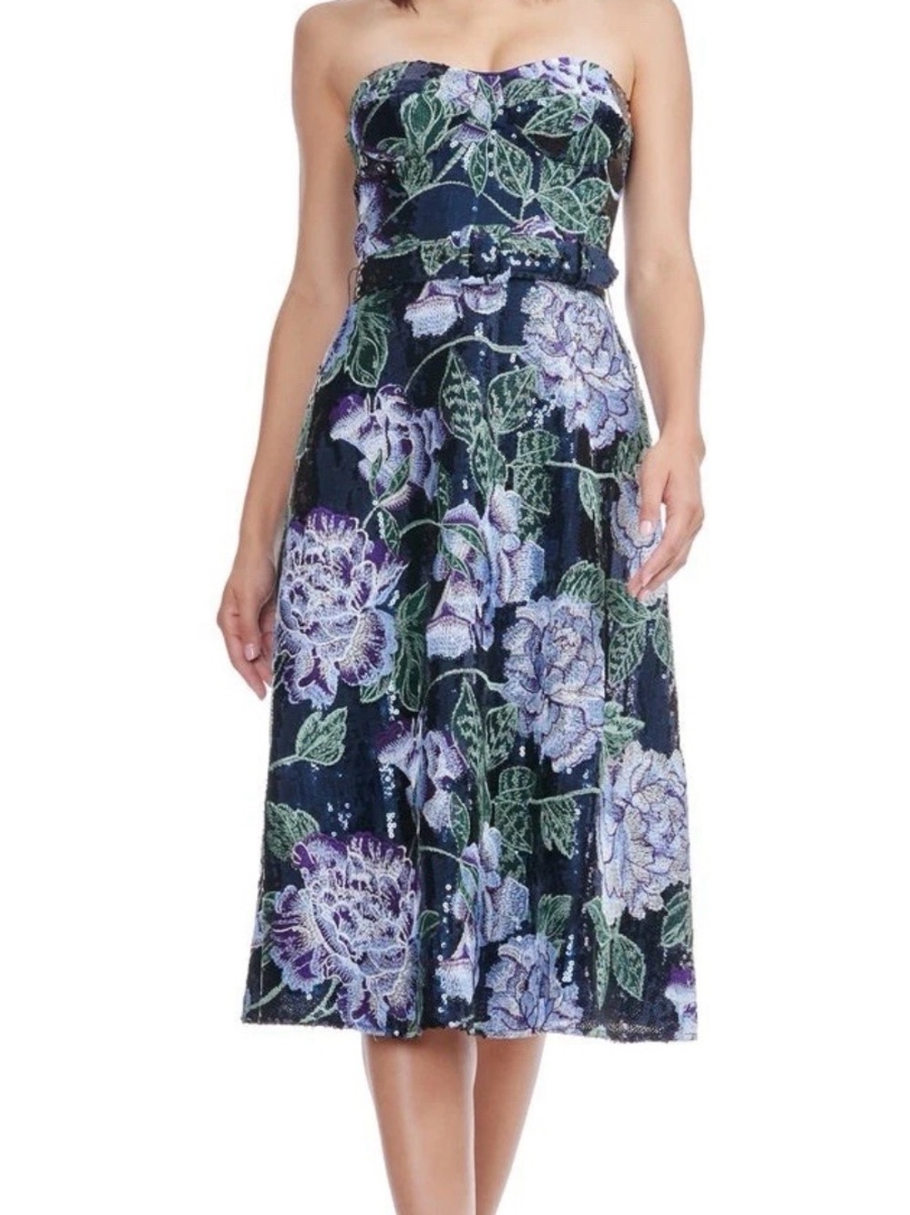 DRESS THE POPULATION Carlita Dress Size Small